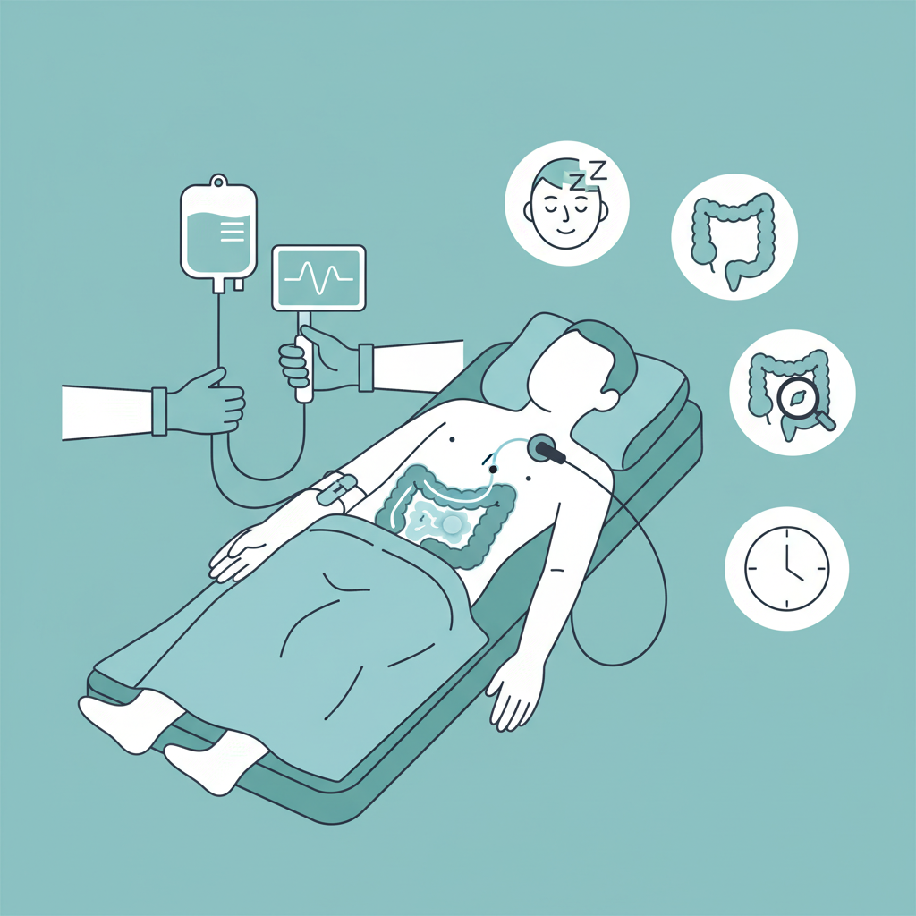 Sedasyon altında kolonoskopi hazırlığı ve hasta konforu