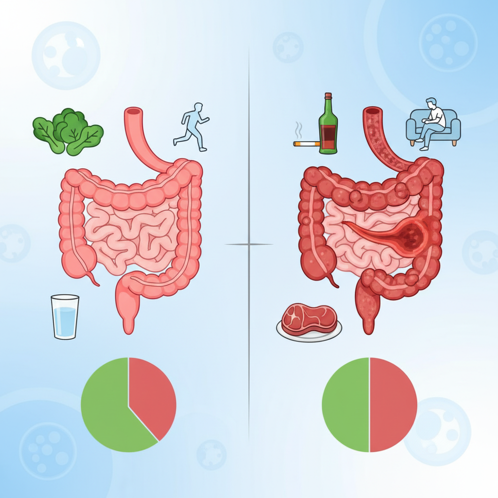 Risk faktörleri ve sağlıklı yaşam - kalın bağırsak kanseri