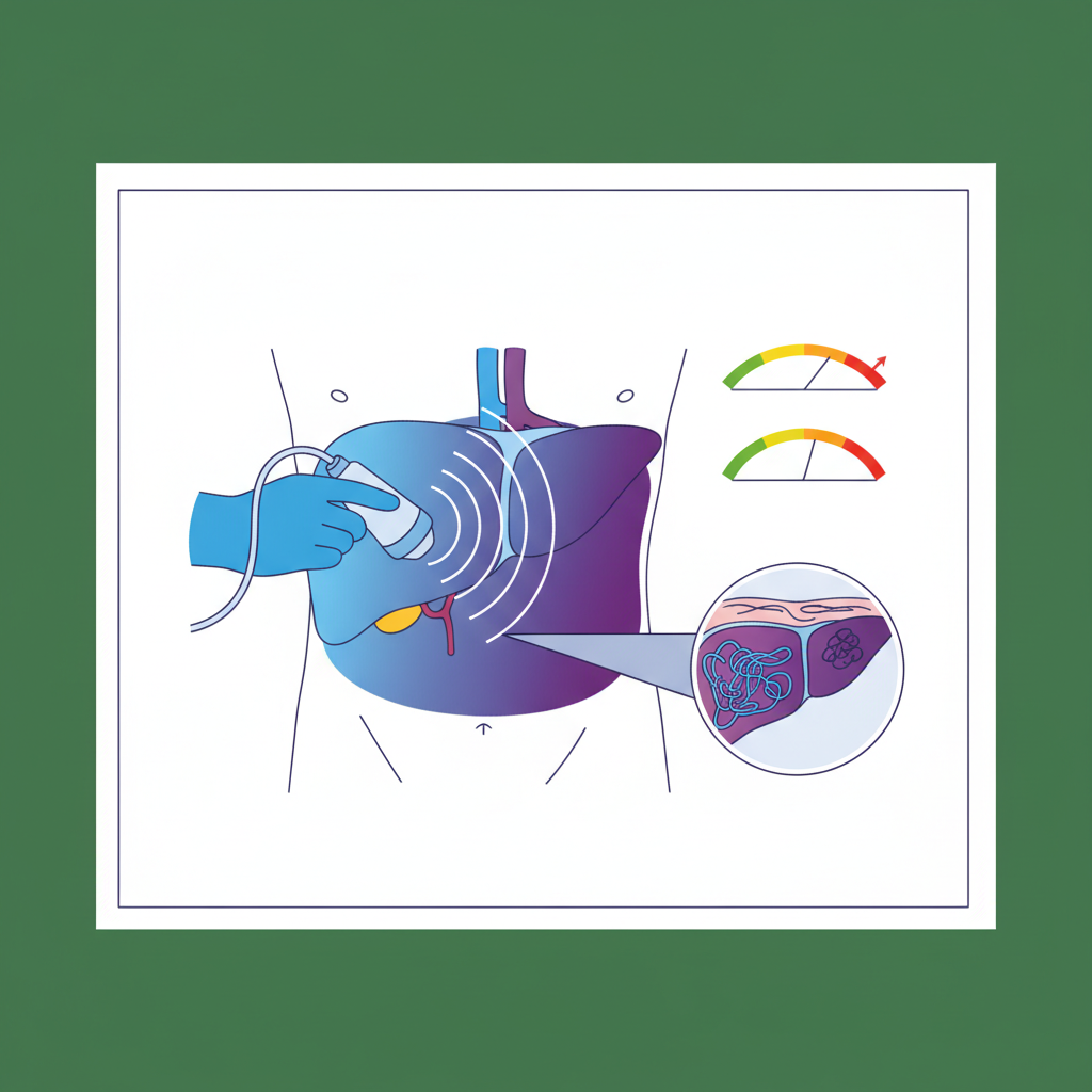 kPa ve CAP değerleriyle karaciğer taraması rapor örneği