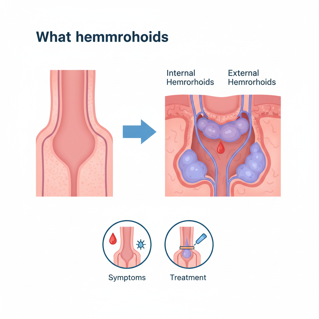 Hemoroid nedir görsel anlatım